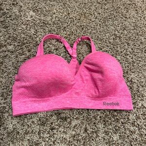 Hot Pink Reebok Sports Bra Size XL